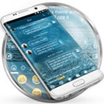 sms messages bubble rain theme android application logo